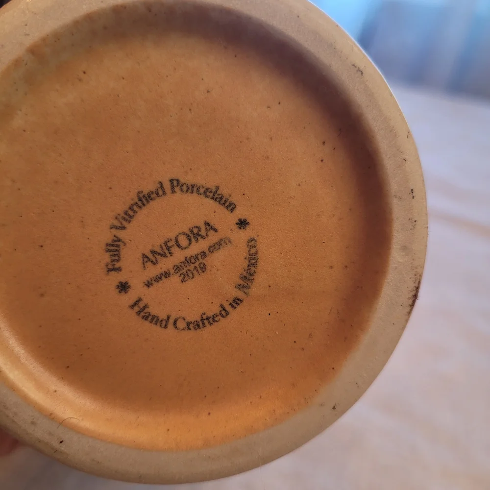 Anfora Porcelain Ceramic Pottery Vase